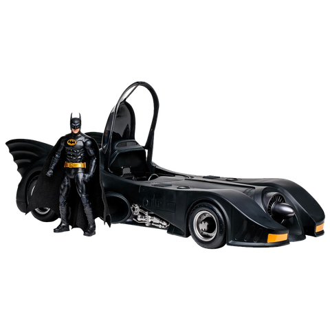 Movie and TV action figure 2023 Batman and Batmobile Gold Label 2 pack