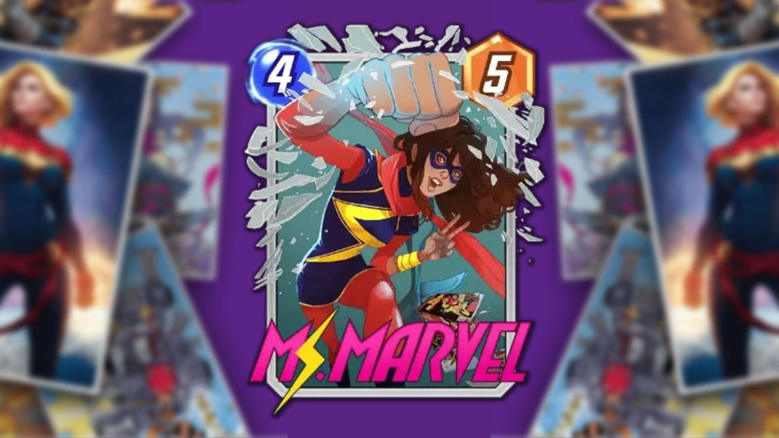 ms marvel card in marvel snap.