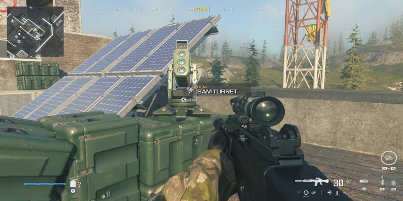 mw3 - all armaments - sam turret