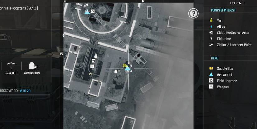 mw3 - all armaments - uav map