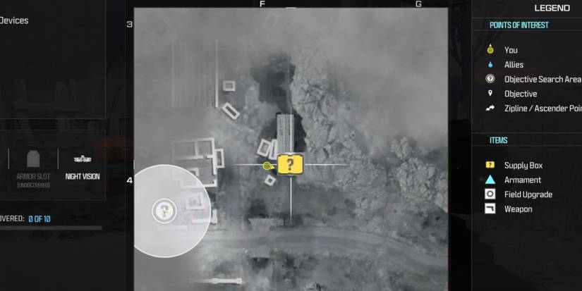 mw3 - crash site cupply crates - f4 map