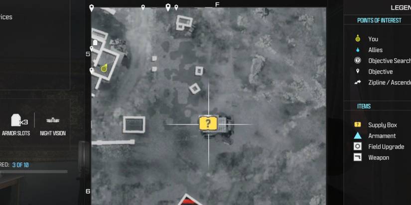 mw3 - crash site cupply crates - f5 map