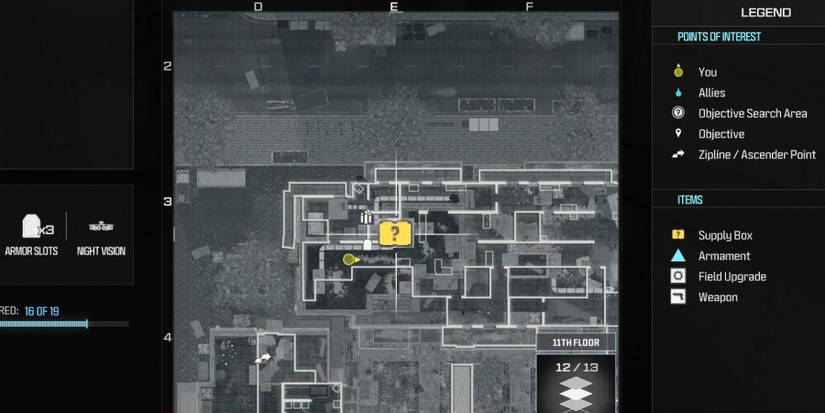 mw3 - highrise supply crates - 11th e3 map