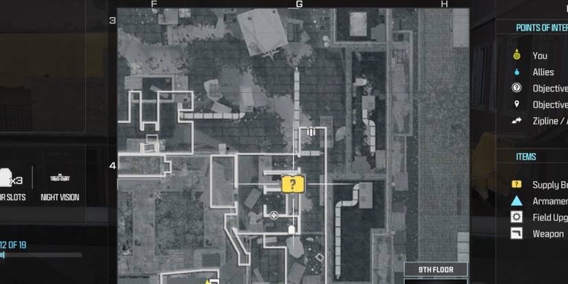 mw3 - highrise supply crates - 9th g4 map