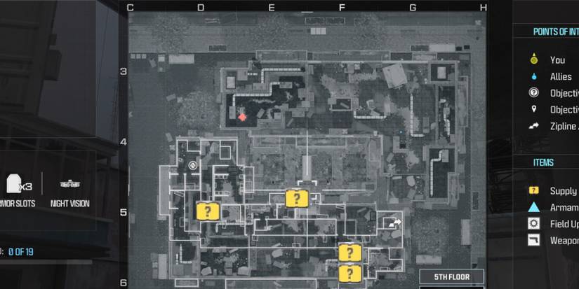 mw3 - highrise supply crates - fifth floor map