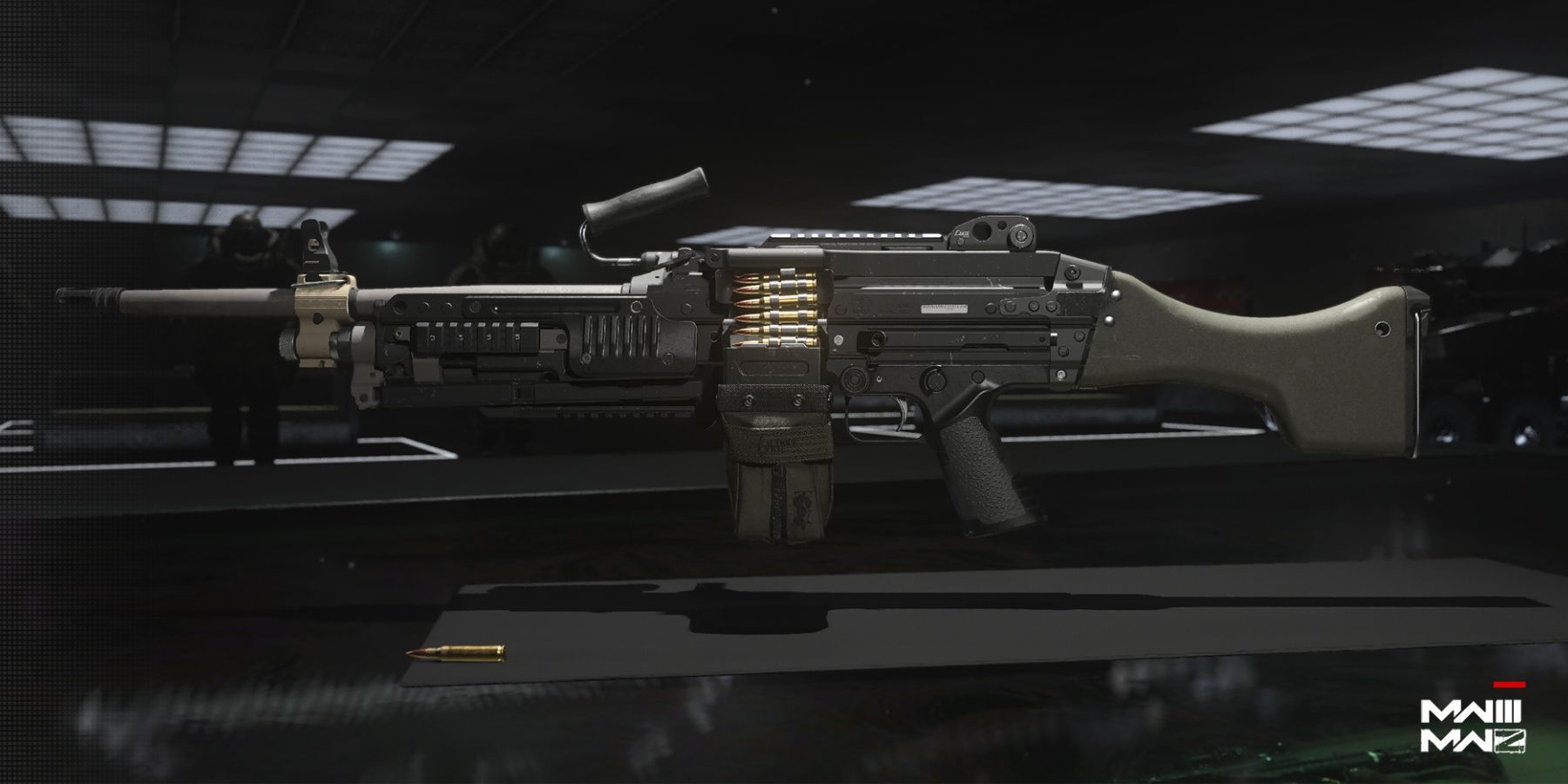 the new modern warfare 3 lmg called bruen mk9.