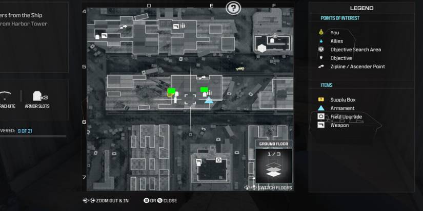 mw3 - precious cargo supply crates - e6 map