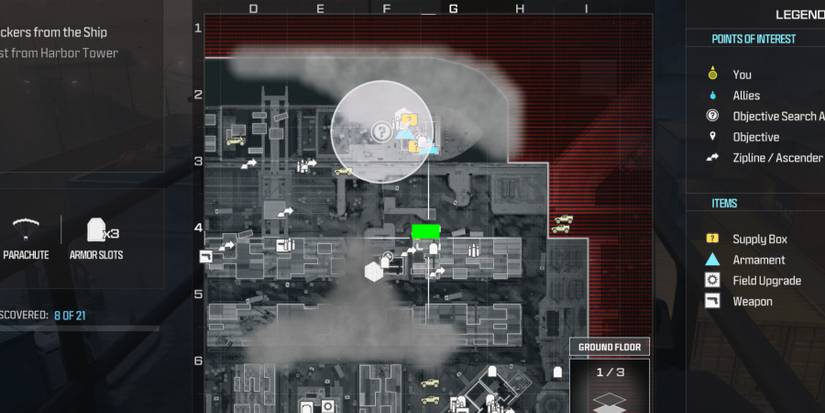 mw3 - precious cargo supply crates - g4 map