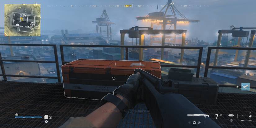 mw3 - precious cargo supply crates - g7 roof