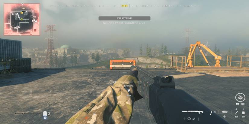 mw3 - reactor supply crates - g6 roof