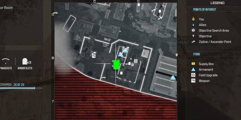 mw3 - reactor upply crates - minigun map