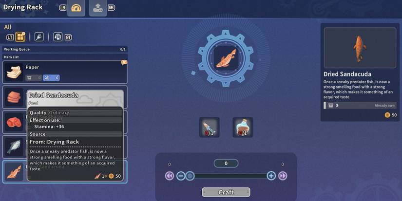 my time at sandrock dried sandacuda