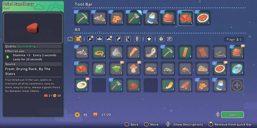 my time at sandrock dried sandberry