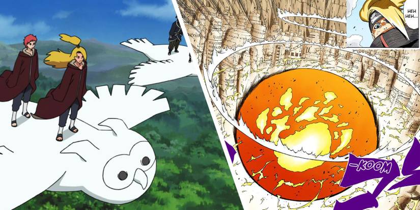 Naruto Deidara Clay Bird Explosion