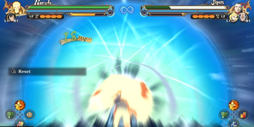 Baryon Mode Naruto using Rasengan