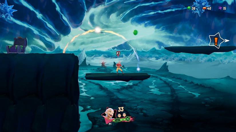 nickelodeon all-star brawl 2 aang platforming level