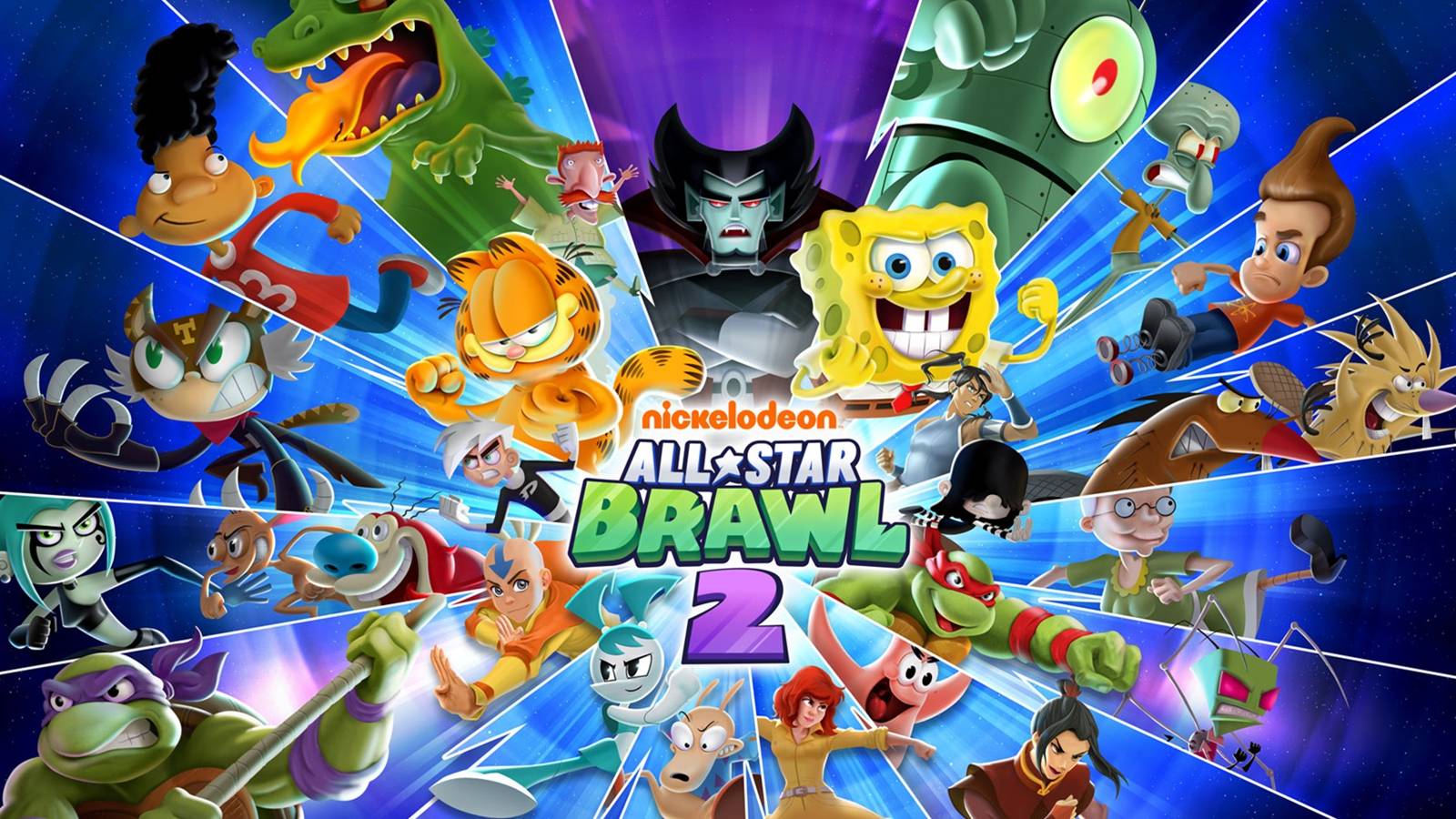 nickelodeon all-star brawl 2 key art