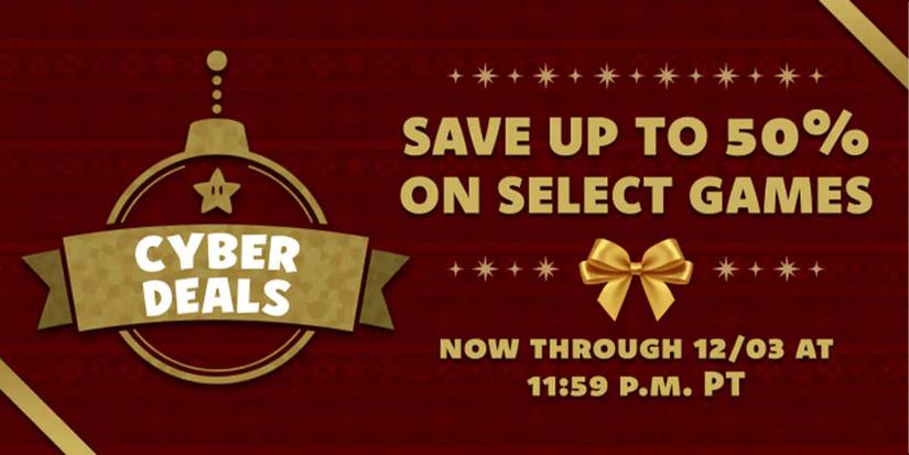 Nintendo Cyber Deals announcment 2023