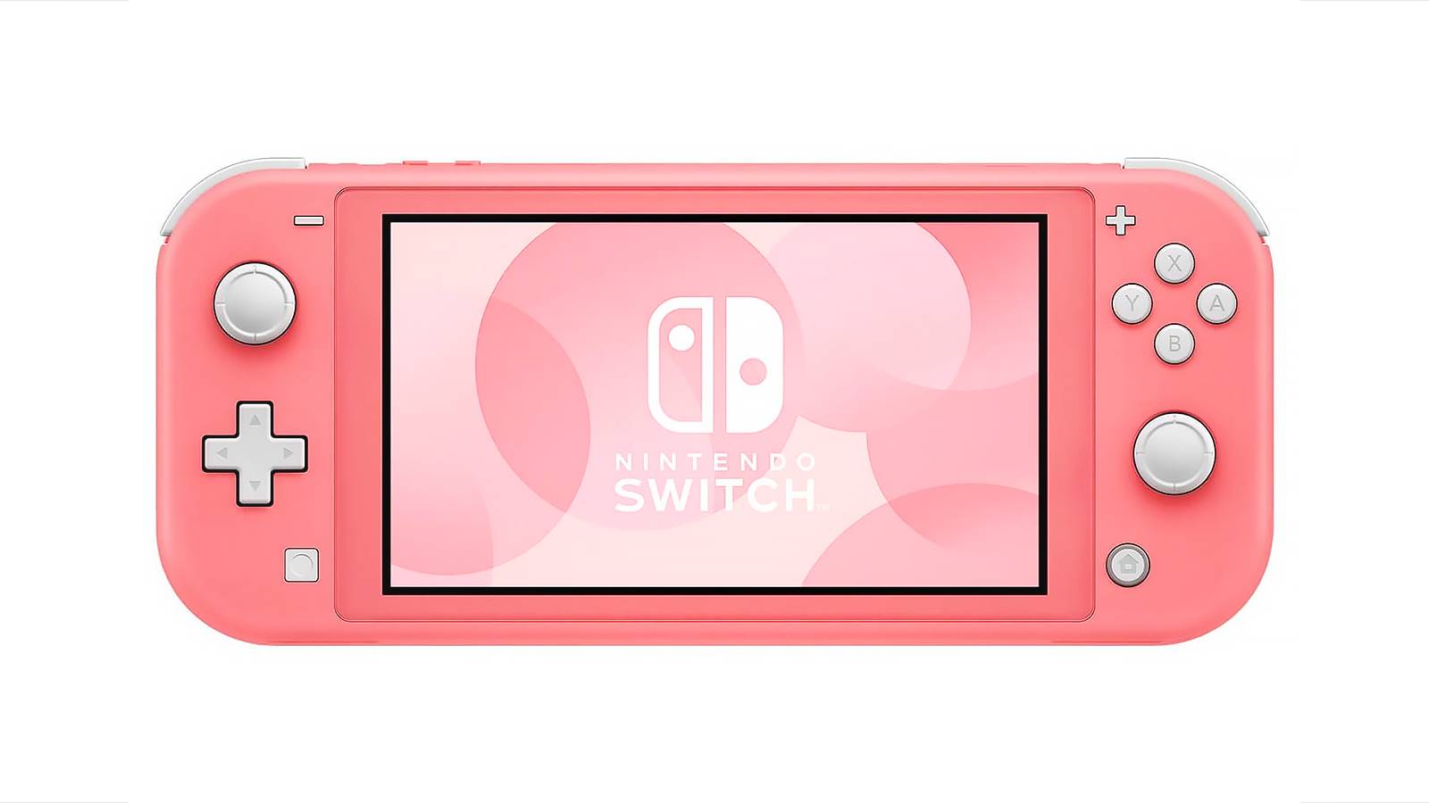 Nintendo Switch Lite Corail on white background