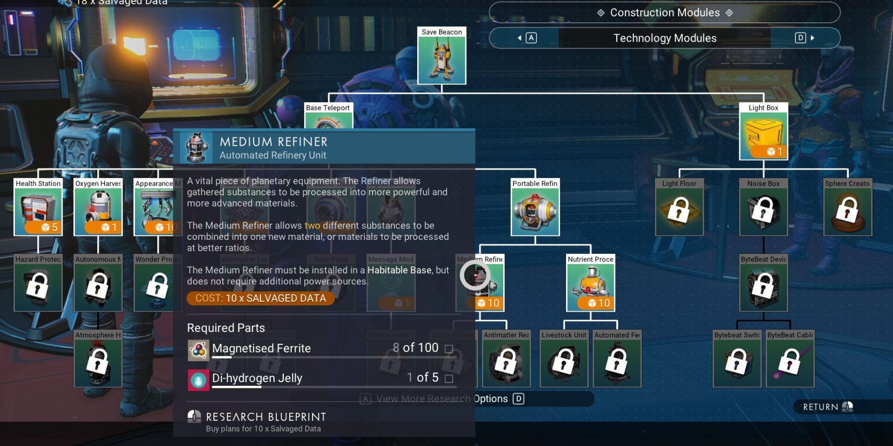 No Man’s Sky: How to Refine Materials