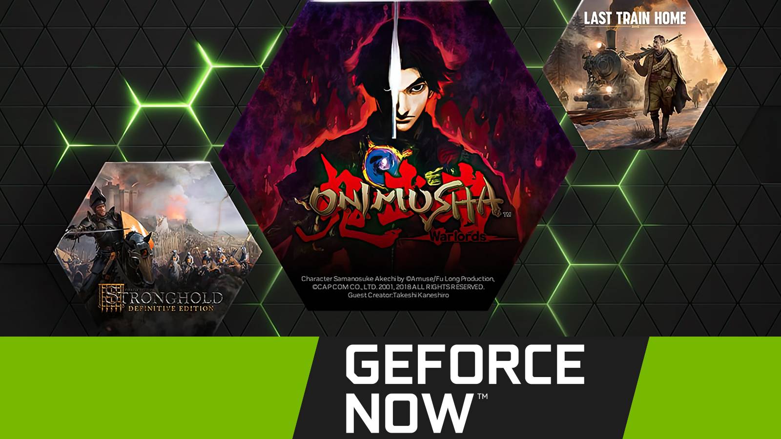 Nvidia GeForce Now New Games November 2023 Stronghold Definitive Edition Onimusha Warlords Last Train Home