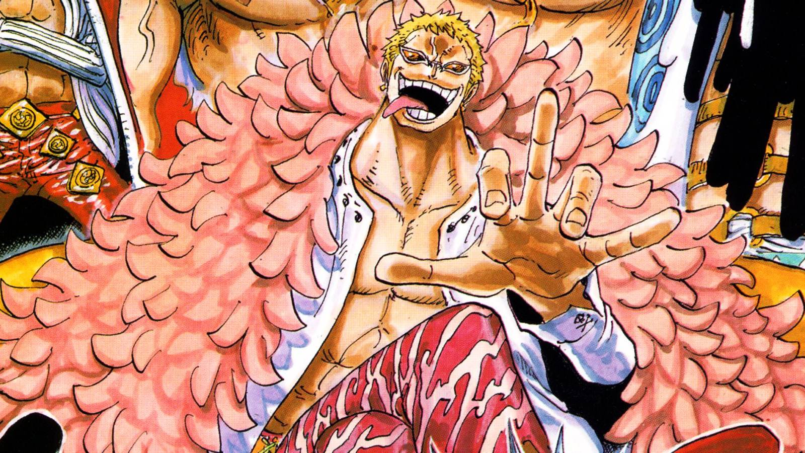 One Piece Doflamingo Laughing