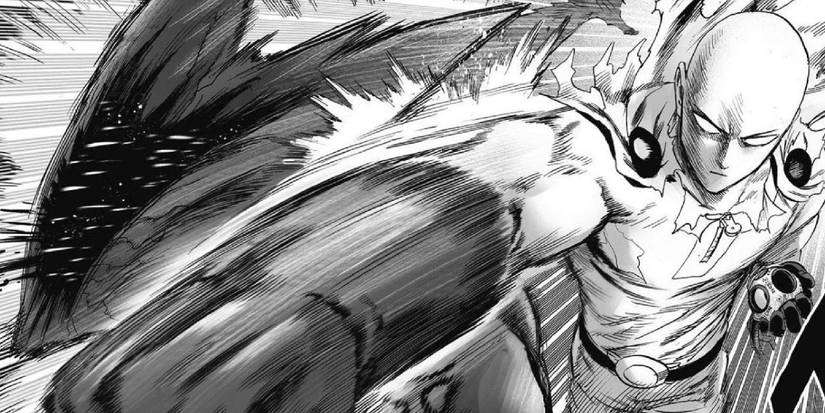 One Punch Man Saitama punch