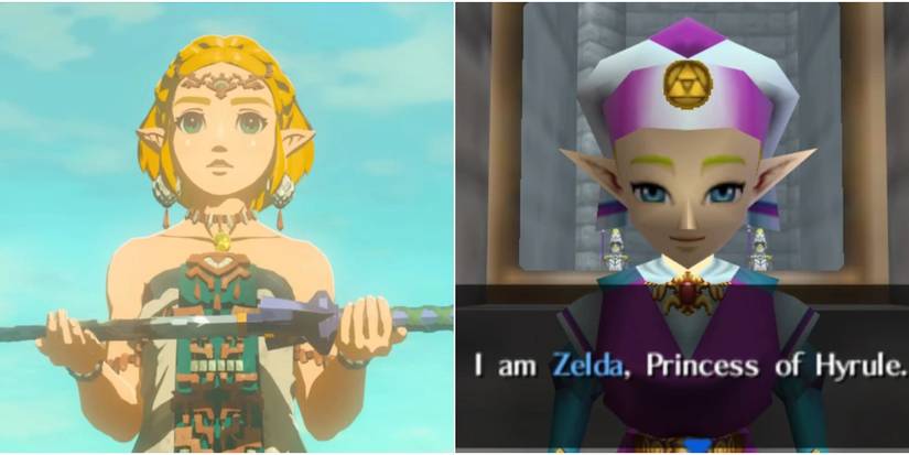 Ocarina of Time and Tears of the Kingdom's Princess Zelda