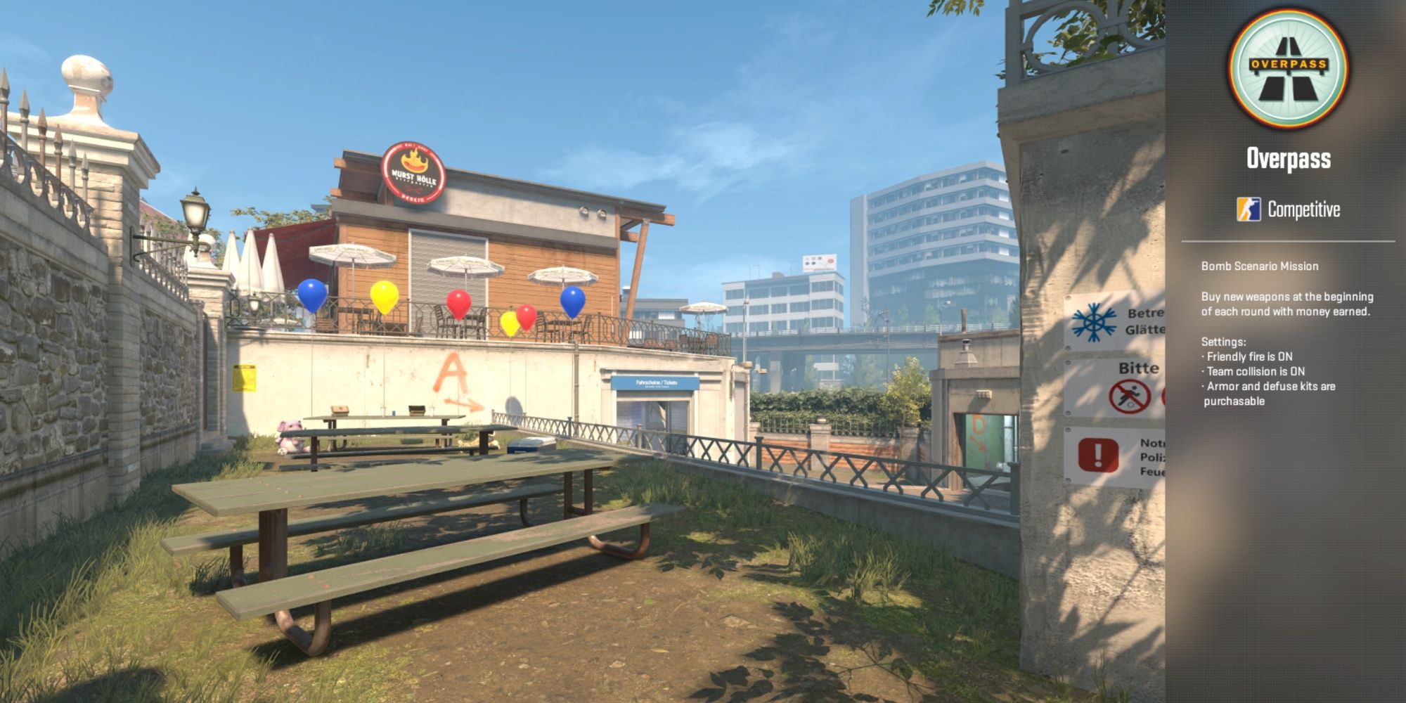 Overpass in Counter Strike 2