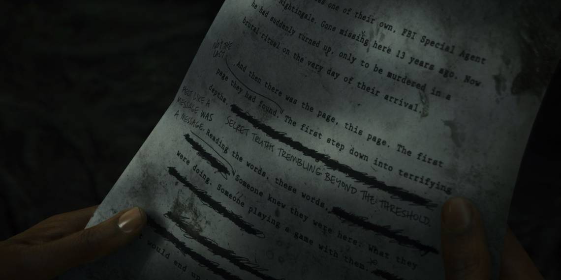 "Alan Wake 2 se queda corto al escribir una historia de terror."