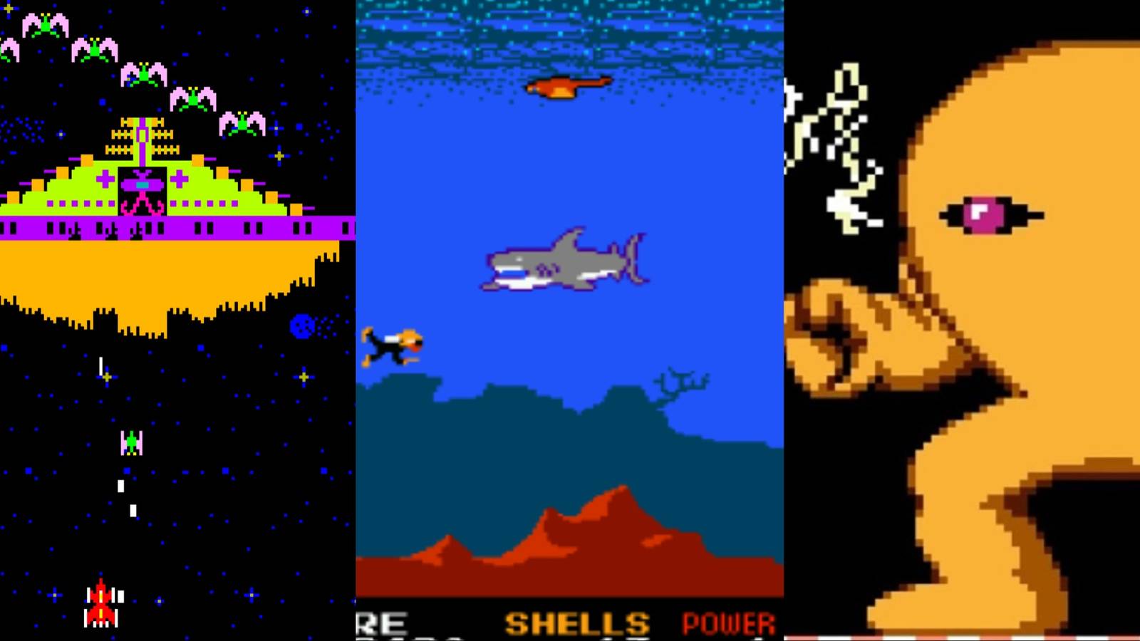 phoenix jaws megaman mothership shark yellow devil