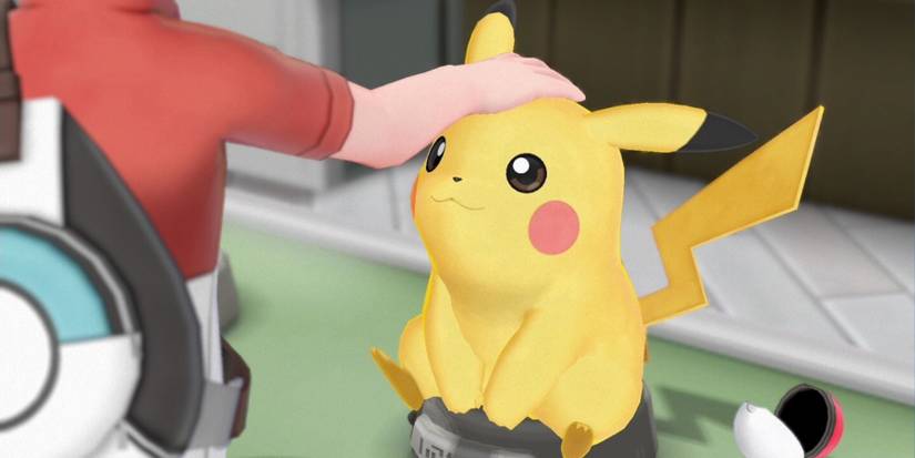 Pikachu in Pokemon Let's Go Pikcahu game