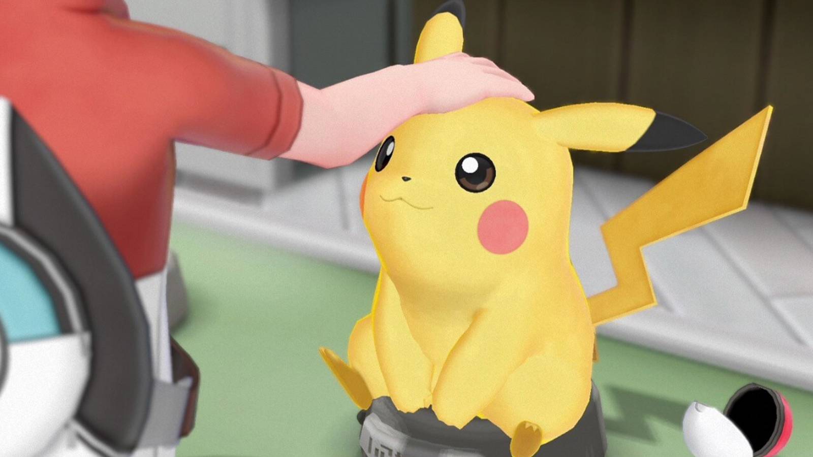 Pikachu in Pokemon Let's Go Pikcahu game