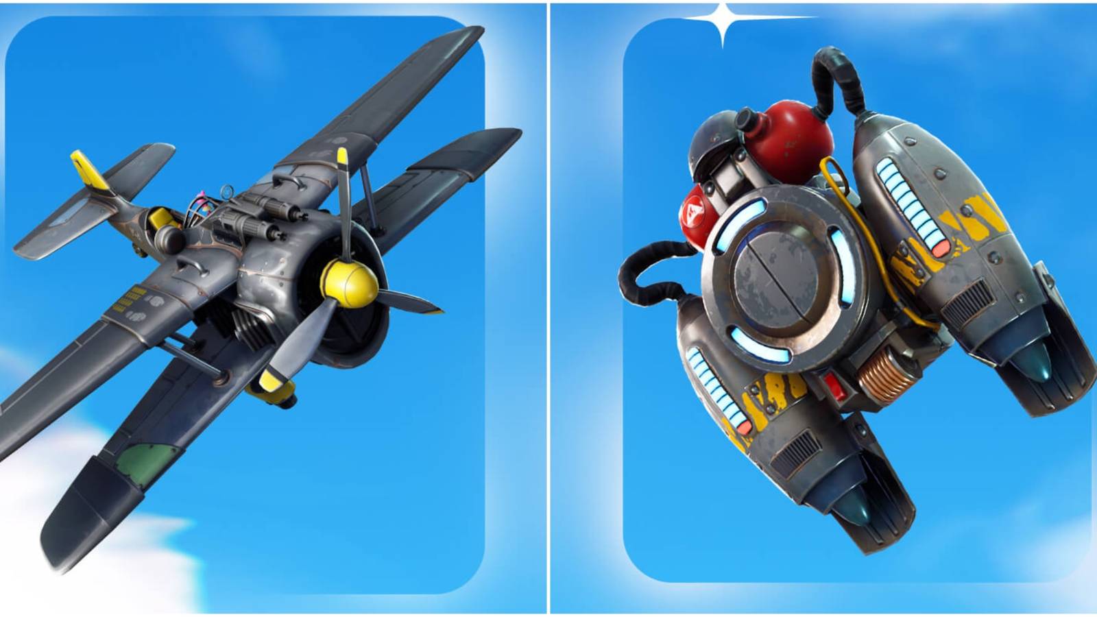 x stormwing and jetpack item returning