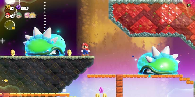 Playing through The Hoppycat Trial Hop, Hop, And Awaaay in Super Mario Bros. Wonder