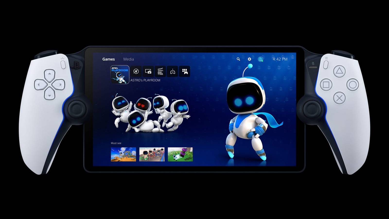 playstation portal with astros playroom