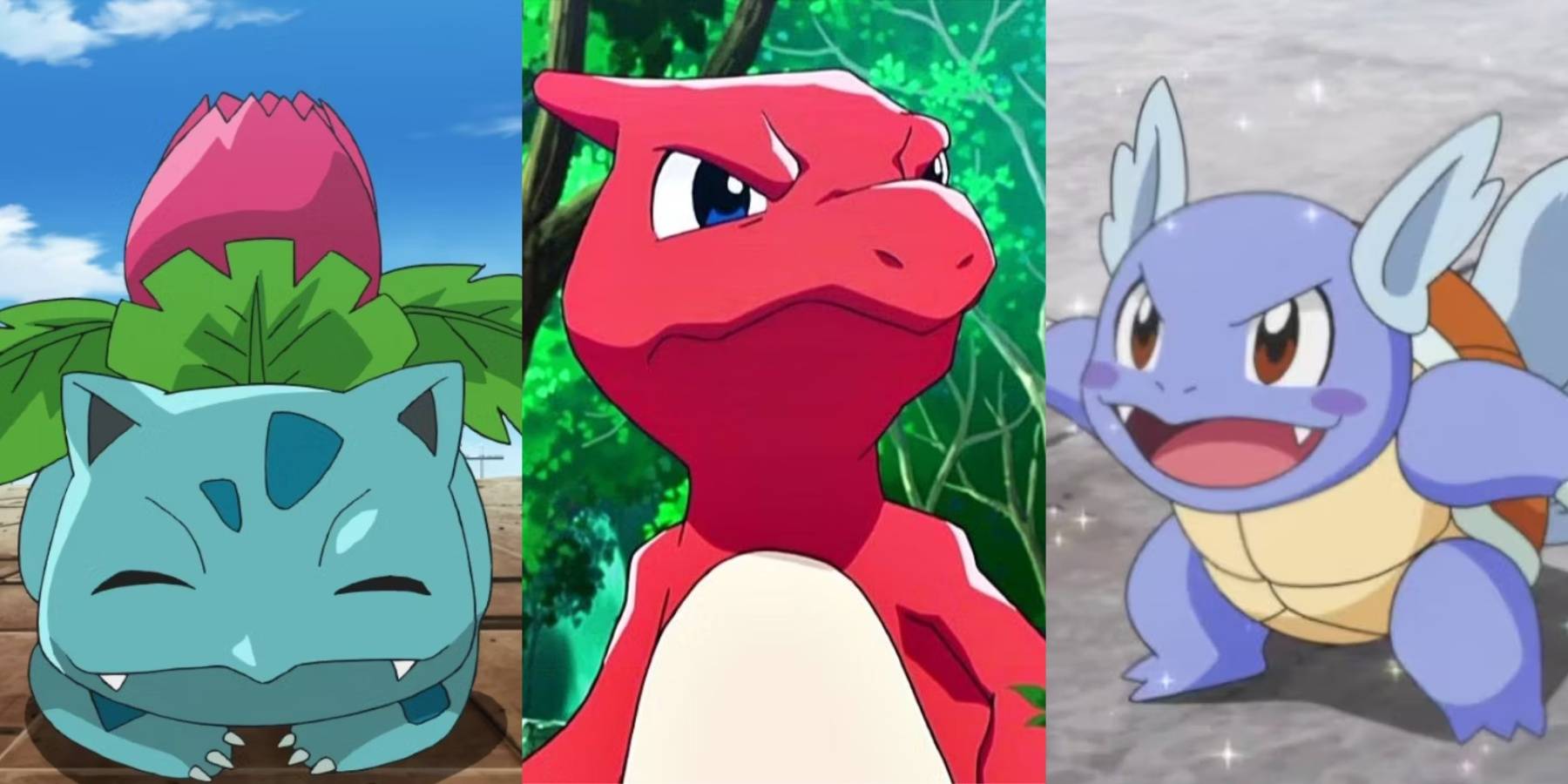 Ivysaur Charmeleon Wartortle Kanto Starters Card Lot Pokemon Card Lot ...