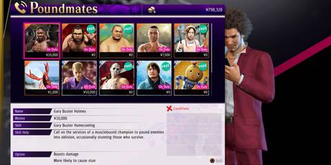 Poundmates in Yakuza: Like a Dragon