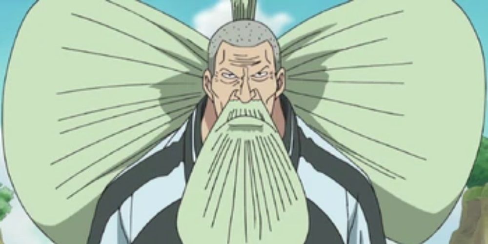 Professor Clover as he appears in the One Piece anime