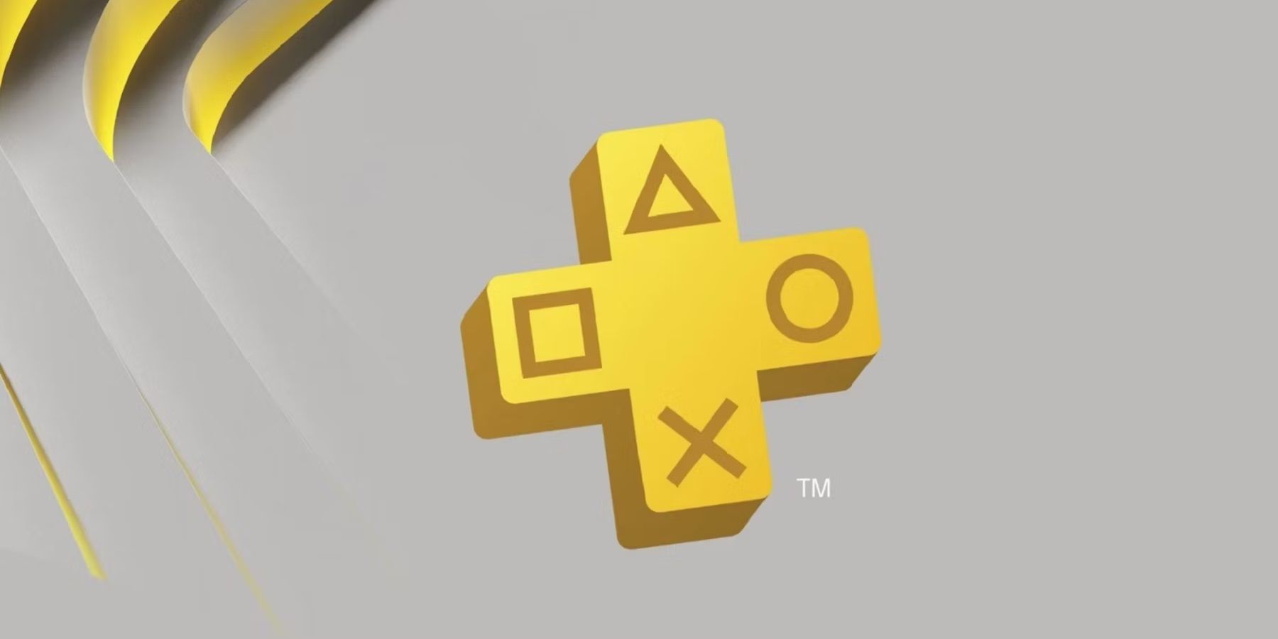 ps plus logo grey background