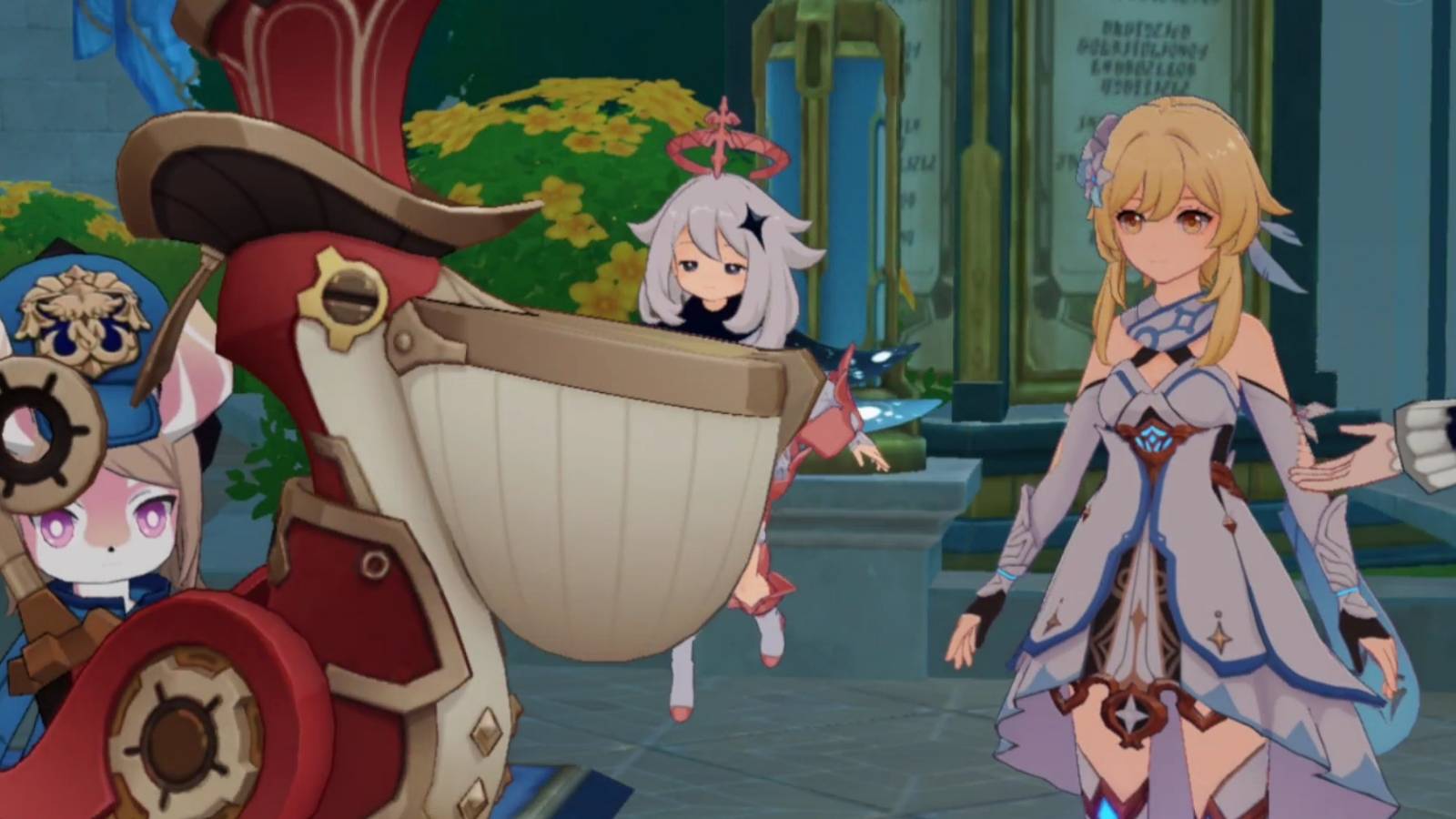 questioning melusine and answering machine genshin impact