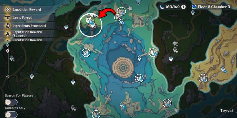 rainbow rose ideal treasure map location genshin impact