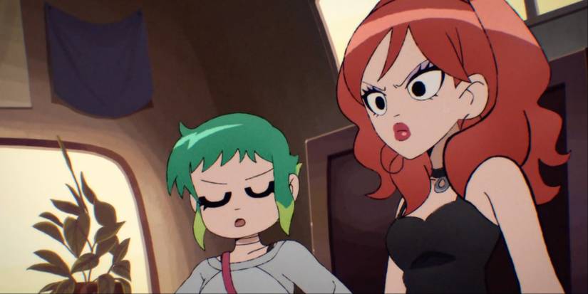 Ramona and Envy in Scott Pilgrim Takes Off