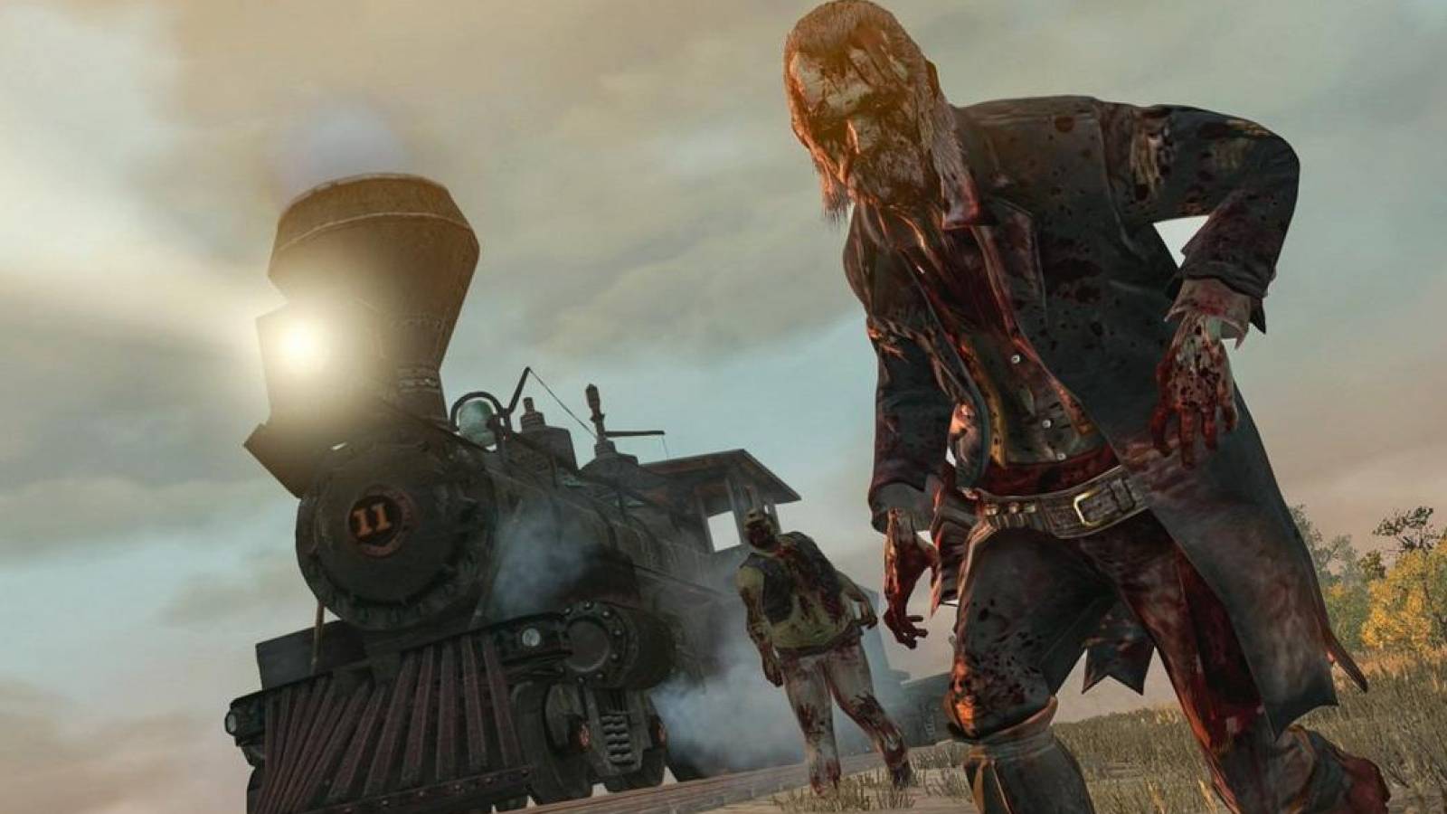 red dead redemption zombies train