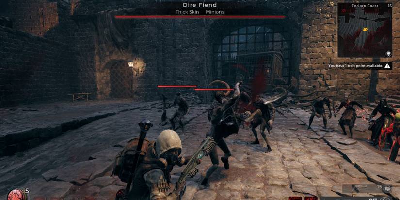 remnant 2 dire fiend mini boss fight crowd control