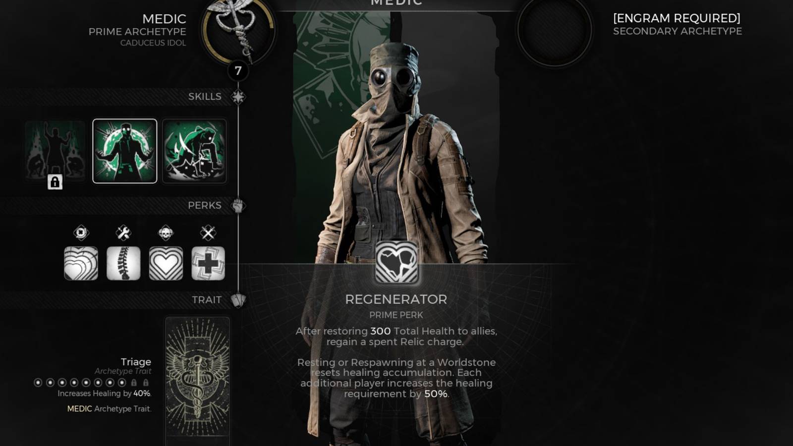 remnant 2 medic archetype