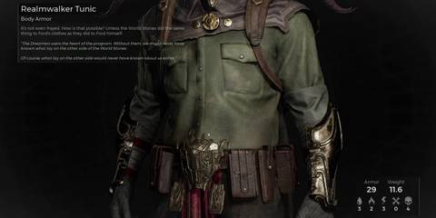 Remnant 2 - Realmwalker Tunic In Inspect Menu