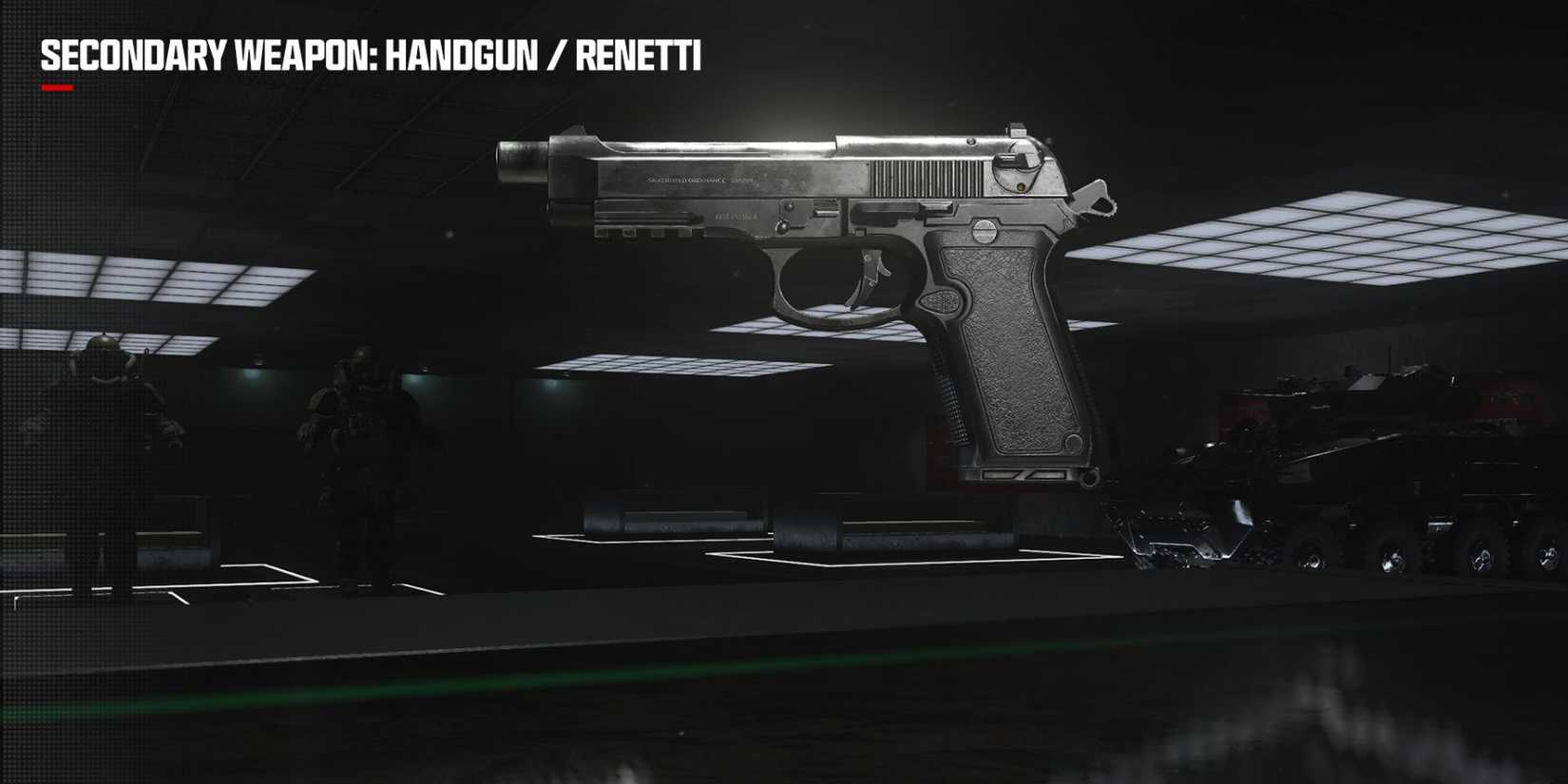 renetti pistol in modern warfare 3.