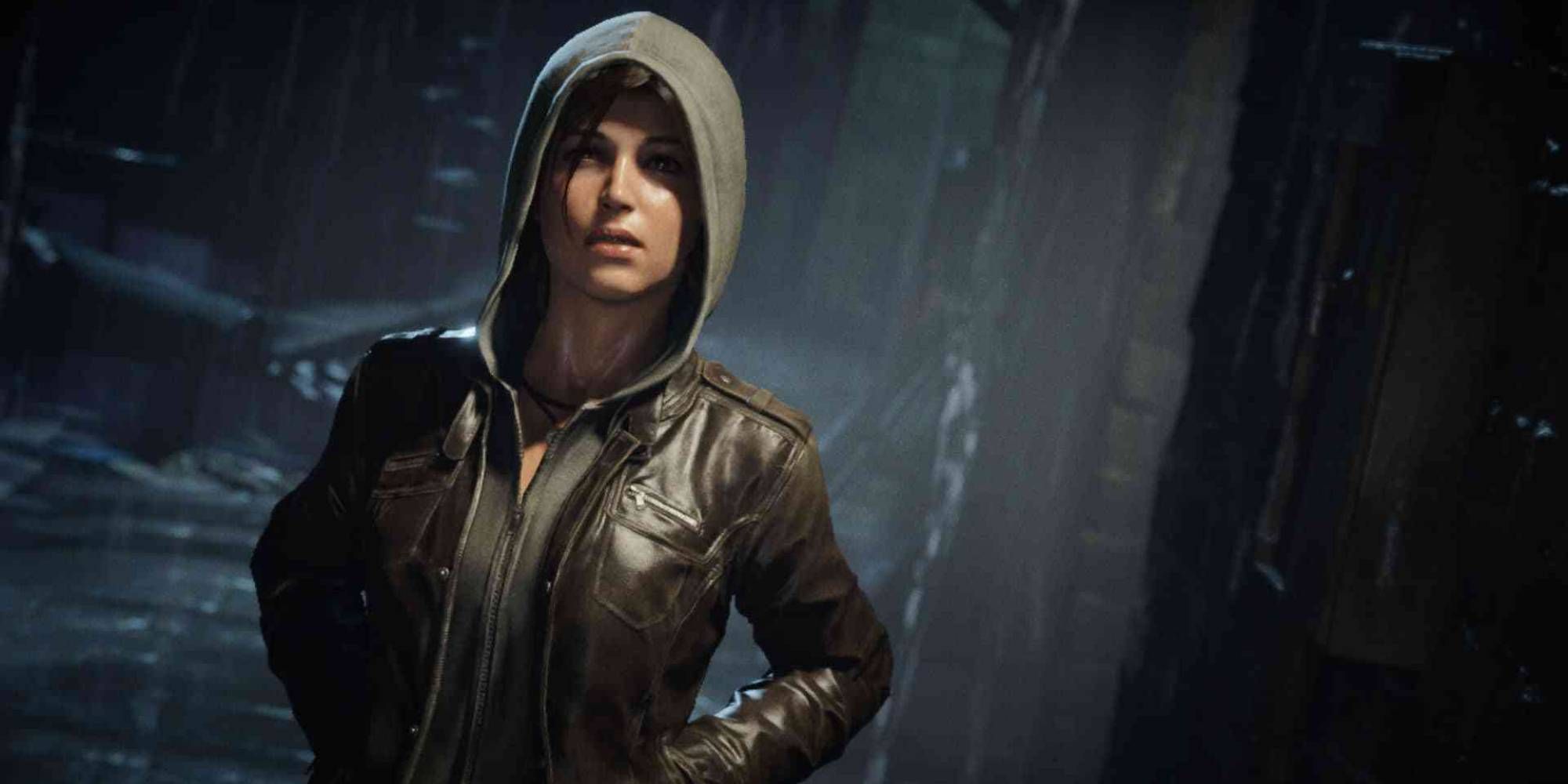 Lara Croft in a Hoodie in Rise of the Tomb Raider
