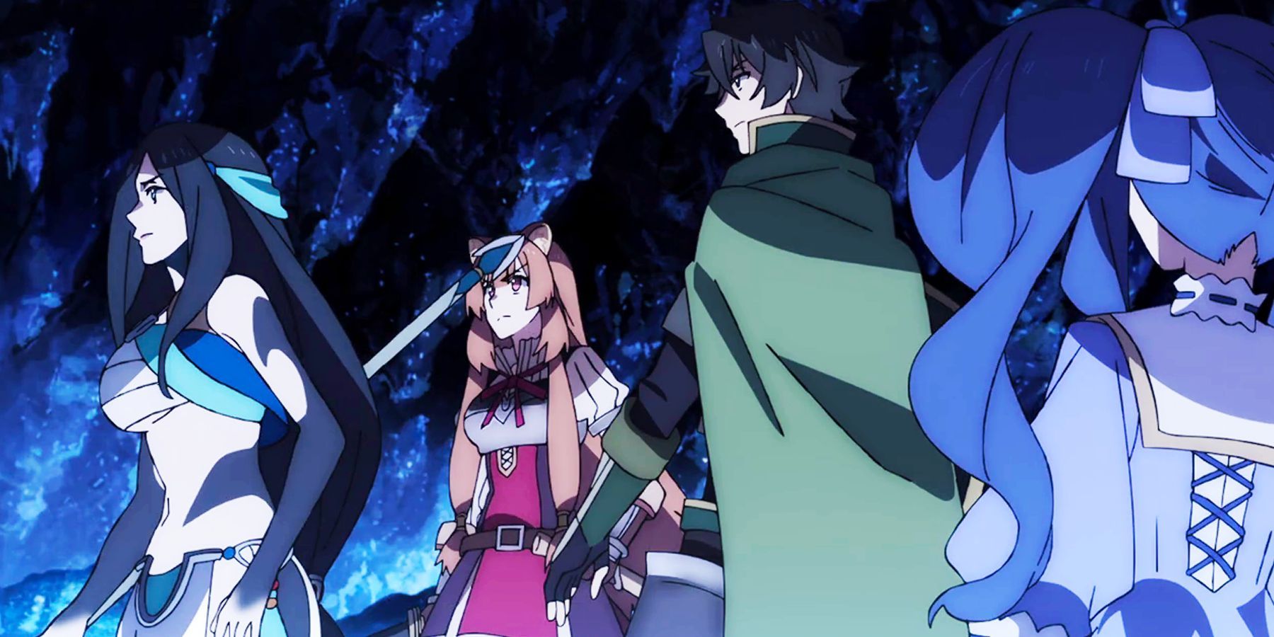 Rising of the shield hero E08 Naofumi leading the group